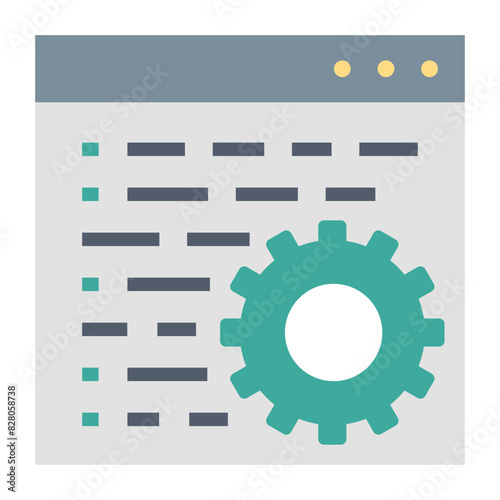 Web Coding Icon: Writing Code For Websites