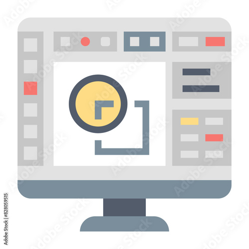 Graphics Software Icons for Design Tool Graphics