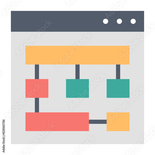Sitemap Icons for Website Navigation Graphics