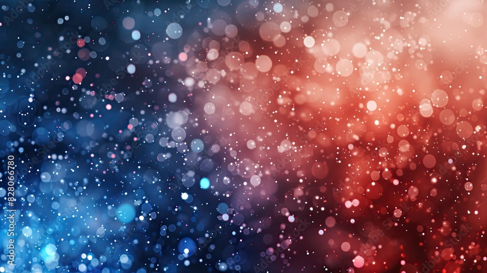 Fototapeta premium A colorful background with blue and red swirls and a lot of small dots