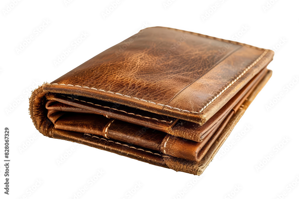 isolated white background of wallet isolated white background of wallet