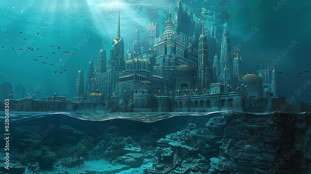 Atlantis: A Mythical Metropolis Rising from the Depths of Time and Legend Atlantis: A Mythical Metropolis Rising from the Depths of Time and Legend
