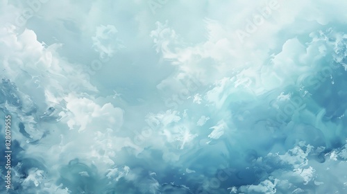 Fototapeta Naklejka Na Ścianę i Meble -  A blue sky with white clouds