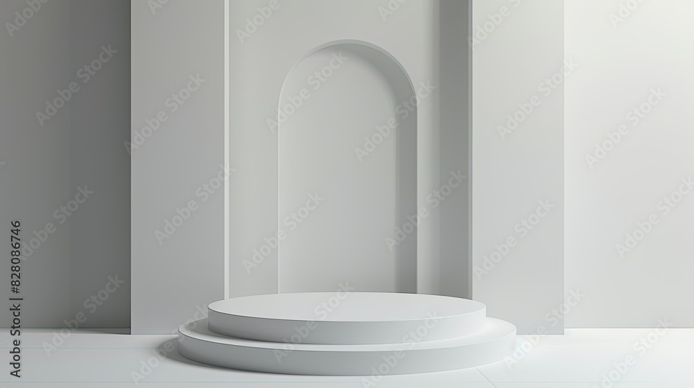 Fototapeta premium 3d render minimalist podium for display product