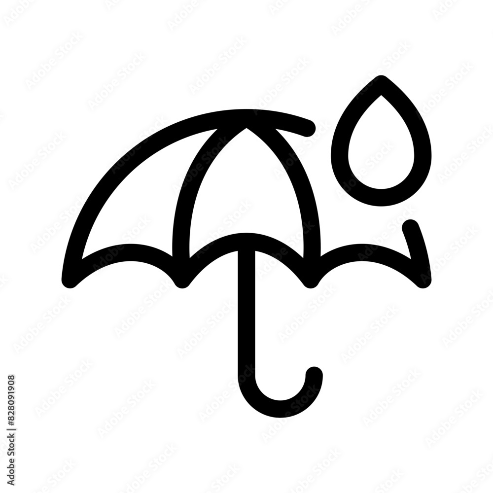 Rain Icon Vector Symbol Design Illustration Rain Icon Vector Symbol Design Illustration