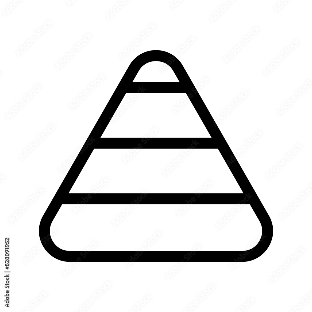 Triangle Icon Vector Symbol Design Illustration