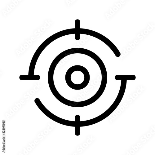 Target Icon Vector Symbol Design Illustration