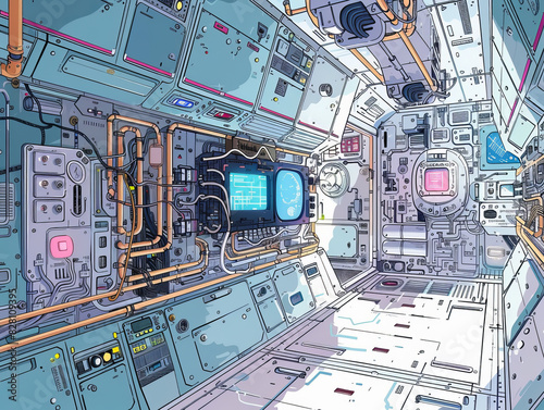 Space station internal facilities