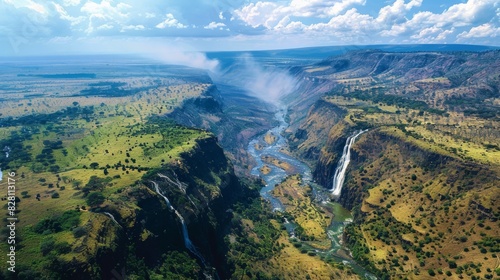 Drone perspective ! East African Great Rift Valley 