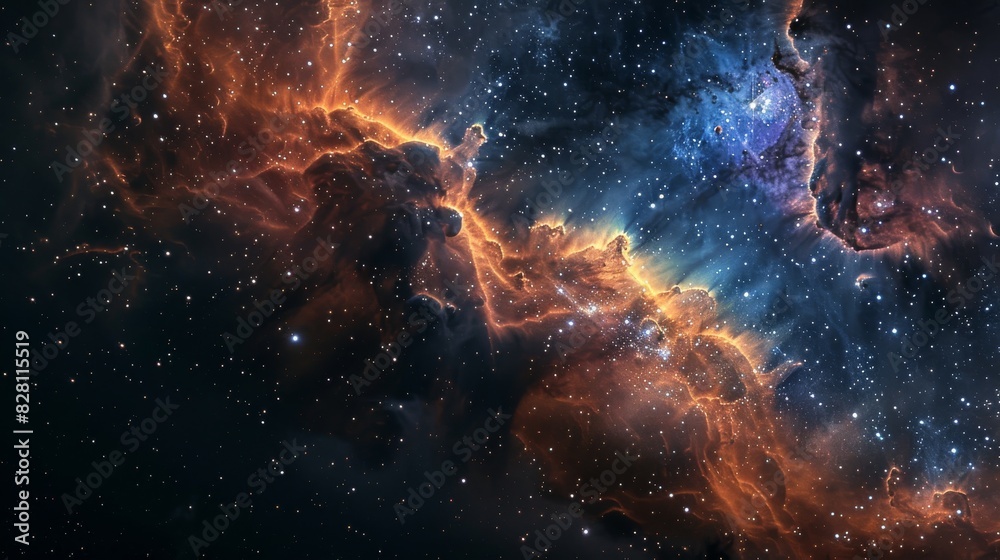 Fototapeta premium ultra-realistic photography of the most beautiful stars on universe, 30mm lens, professional photography, DOF 