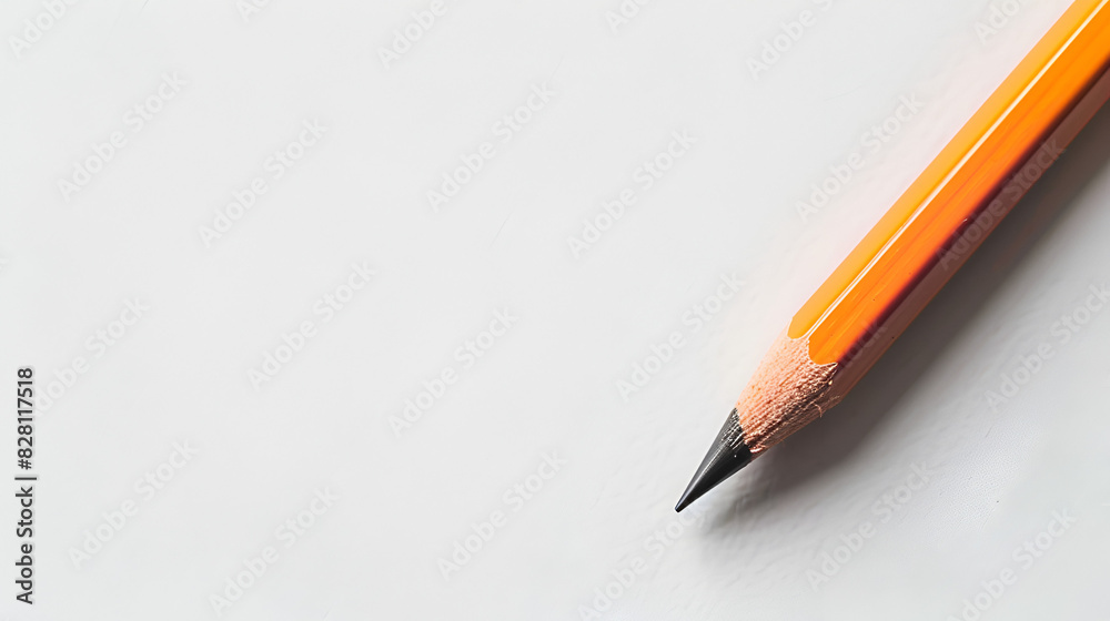 Yellow color pencil ,generative ai Yellow color pencil ,generative ai