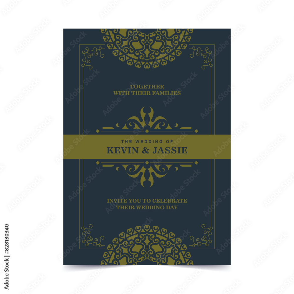 wedding invitation mandala design background wedding invitation mandala design background