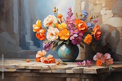 flowers in vase
