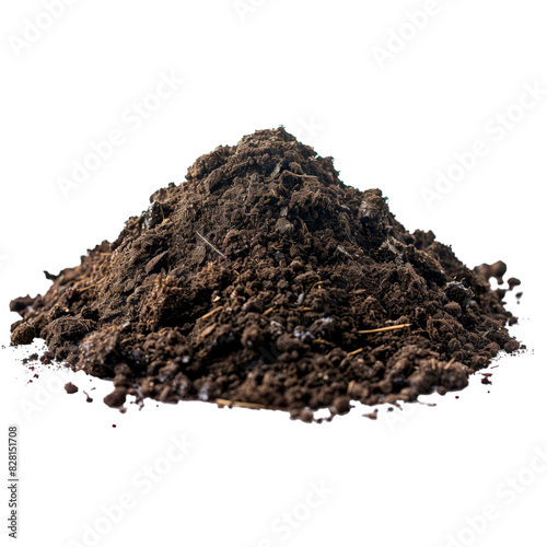 Wallpaper Mural isolated white background of compost Torontodigital.ca