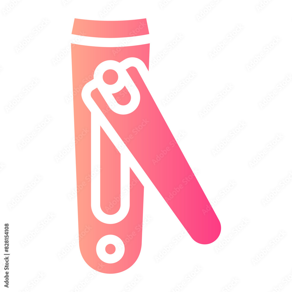 Nail clipper gradient icon Nail clipper gradient icon