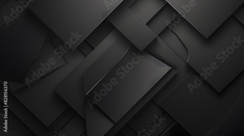 Abstract dark background illustration with geometric graphic elements.