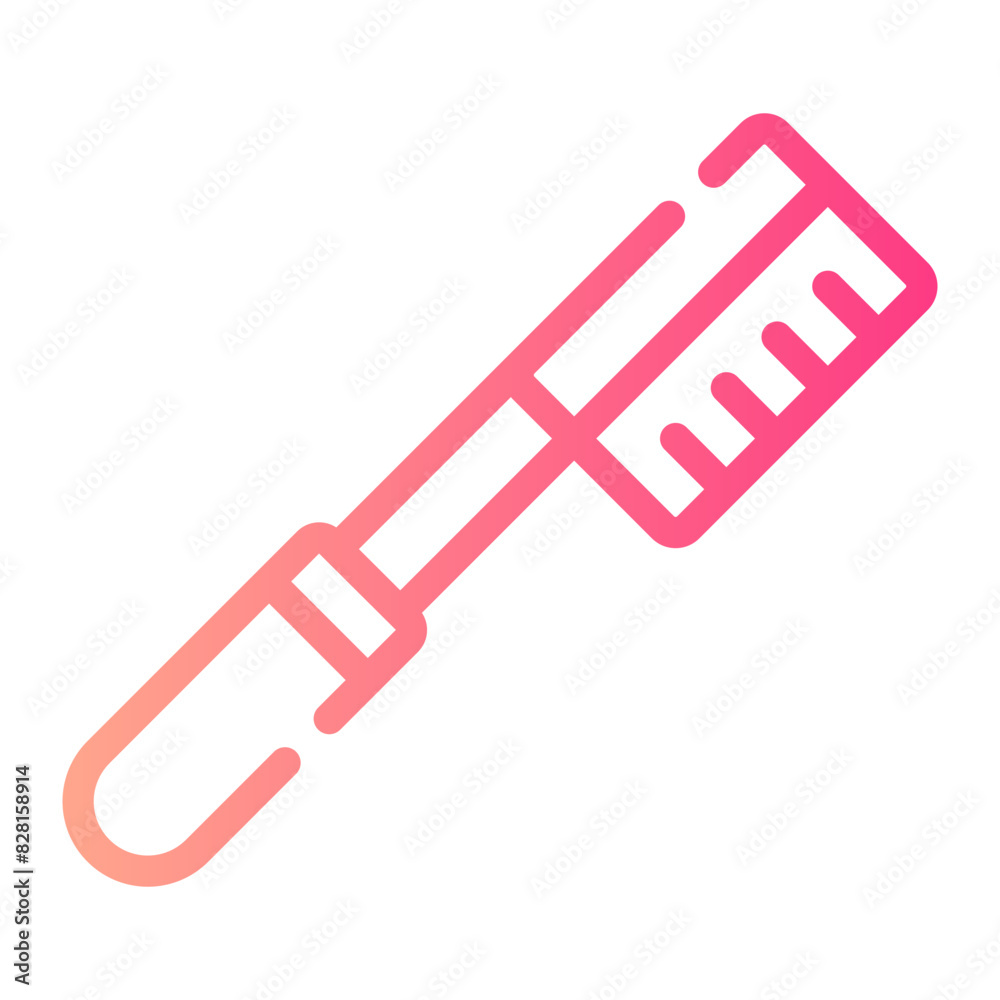 shower brush gradient icon shower brush gradient icon
