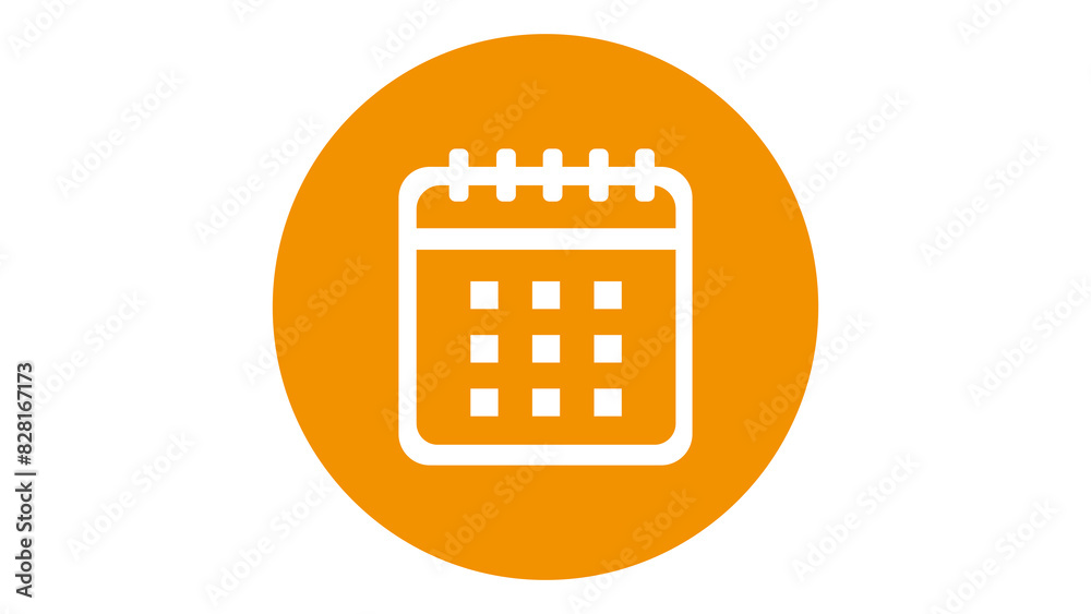 Calendar button design illustration Calendar button design illustration