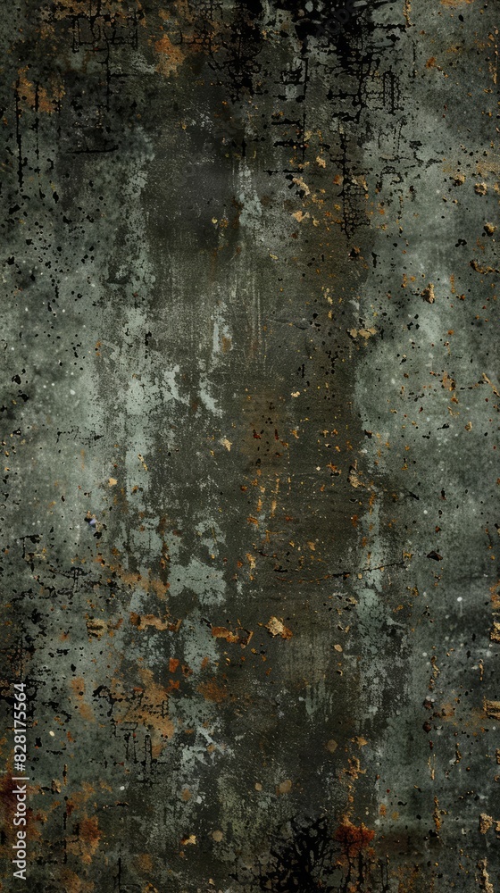 Detailed view of a dingy, grimy wall covered in accumulated filth and discoloration. Aged, unkempt architectural element Detailed view of a dingy, grimy wall covered in accumulated filth and discoloration. Aged, unkempt architectural element