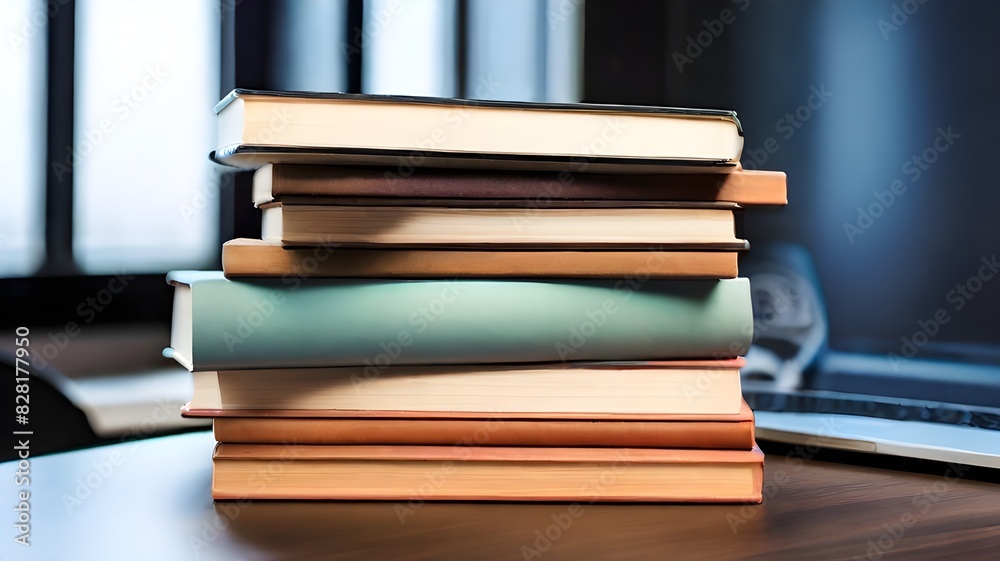 stack of books on the table Generative Ai stack of books on the table Generative Ai