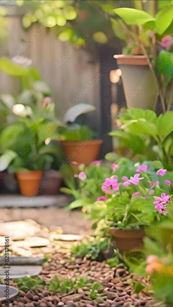 Beautiful flower garden outdoors Beautiful flower garden outdoors