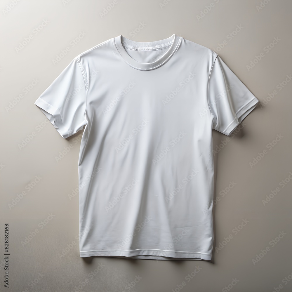 white t-shirt mockup seen from the front white t-shirt mockup seen from the front