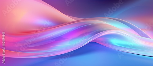 Colorful abstract background with vibrant waves flowing in different directions. Neon energy colorful waves create a dynamic abstract background.