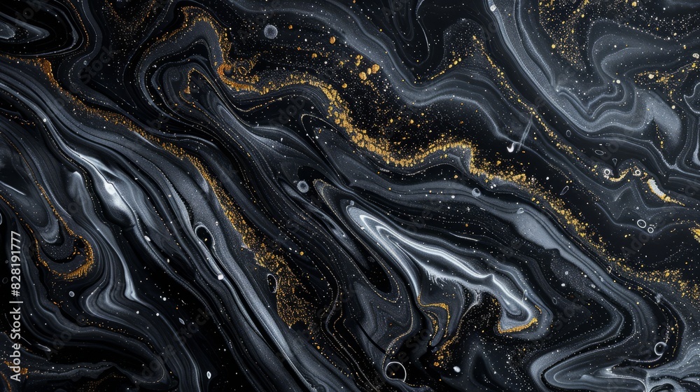 black fluid art marbling paint textured background black fluid art marbling paint textured background