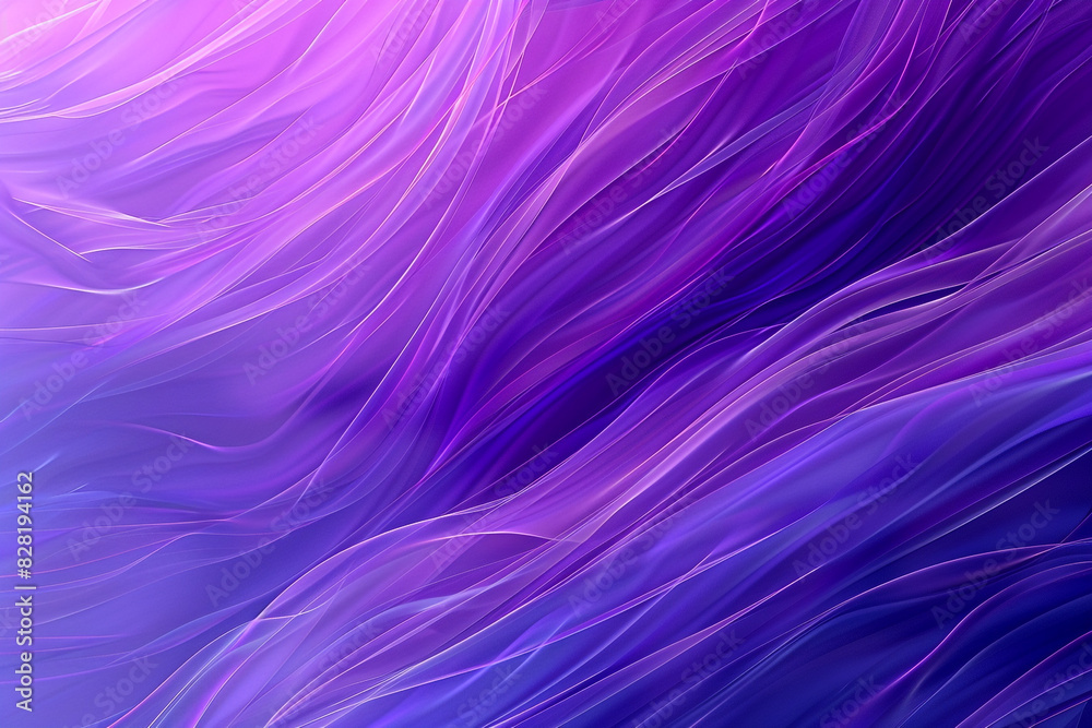 Gradient dynamic lines in violet and indigo capture a sense of deep mystery. Gradient dynamic lines in violet and indigo capture a sense of deep mystery.
