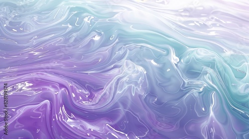 Ethereal Lavender and Iridescent Mint Gradient: A Tranquil Digital Art Backdrop
