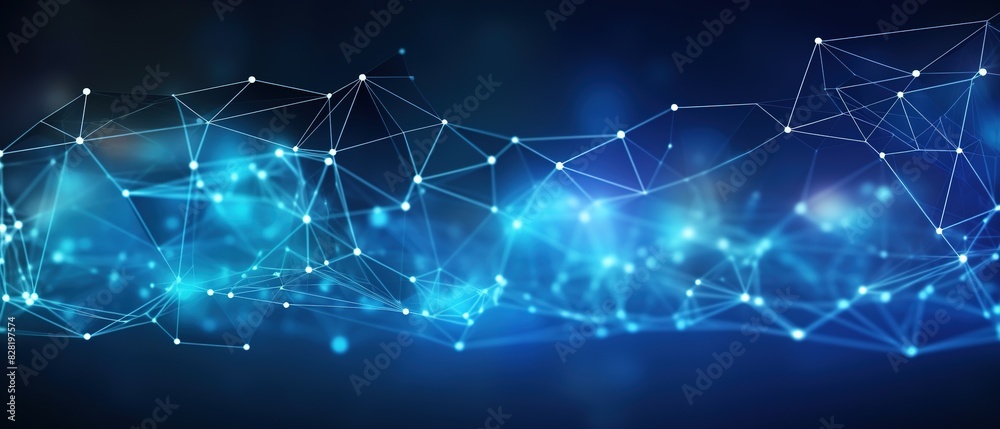 The intricate pattern of dots and lines forms a network on a dark backdrop. Dark backdrop with a complex network of interconnected dots and lines. The intricate pattern of dots and lines forms a network on a dark backdrop. Dark backdrop with a complex network of interconnected dots and lines.