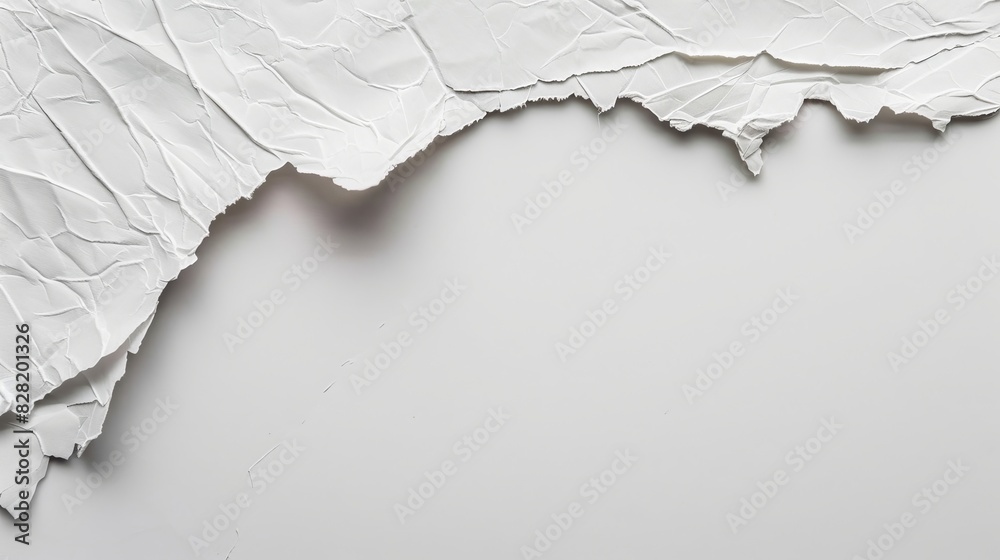 White background. crumpled paper texture White background. crumpled paper texture