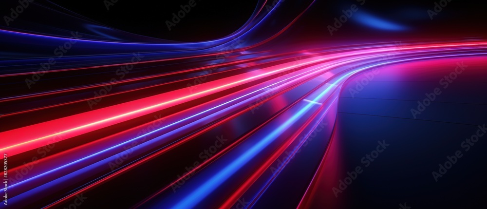 Abstract light streaks against a dark backdrop, forming a captivating visual presentation. Futuristic Laser show wallpaper Abstract light streaks against a dark backdrop, forming a captivating visual presentation. Futuristic Laser show wallpaper