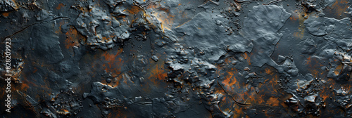 Abstract corroded metal surface with rust and texture.