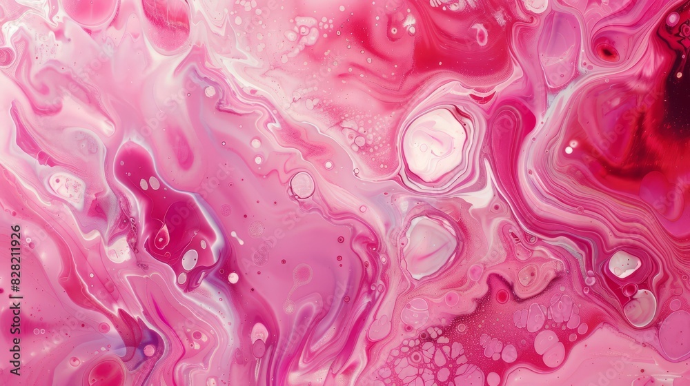 pink fluid art marbling paint textured background pink fluid art marbling paint textured background