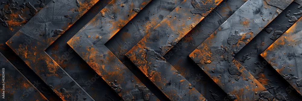Metal texture with rust and geometric pattern. Metal texture with rust and geometric pattern.