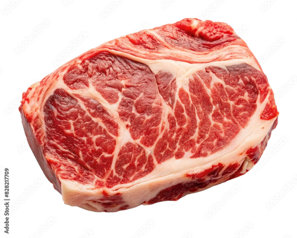 Japanese wagyu rib eye beef meat steak. Isolated, transparent background Japanese wagyu rib eye beef meat steak. Isolated, transparent background