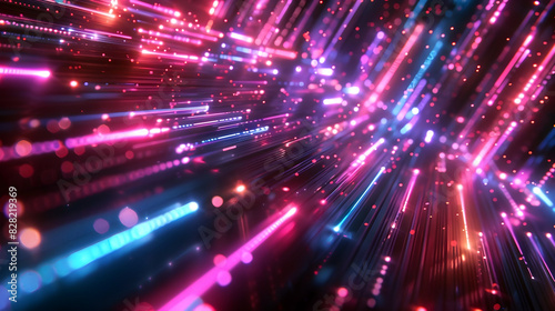 Radiant Neon Lattices:Futuristic Geometric Luminance in Hyper-Detailed Cinematic Splendor