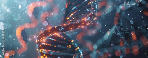 A geneticists dream come true a visual representation of gene sequencing photo