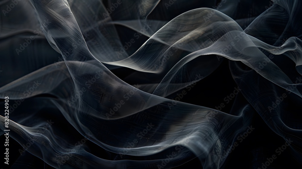 Obraz premium Black abstract background design.