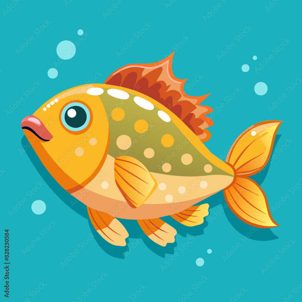 Naklejka premium goldfish