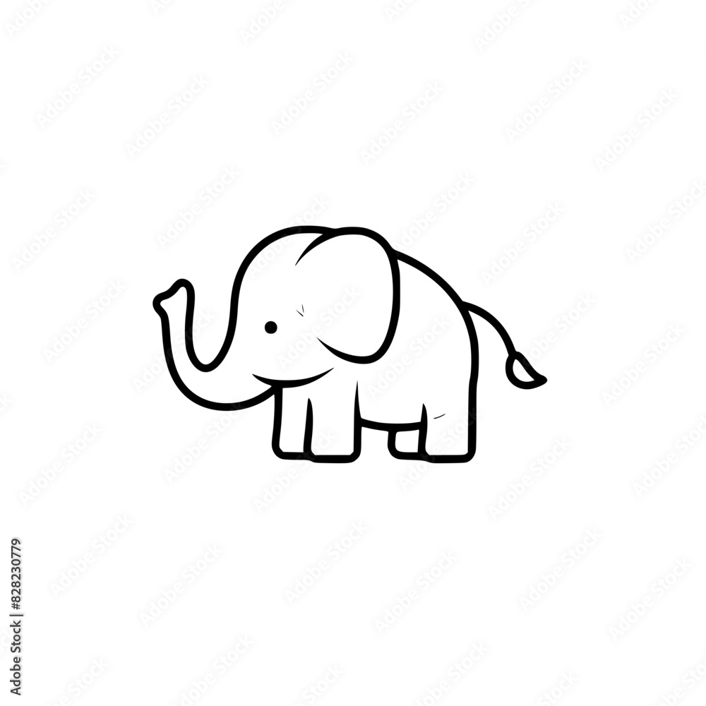 Cute Cartoon Elephant Outline Drawing
Cute Cartoon Elephant Outline Drawing