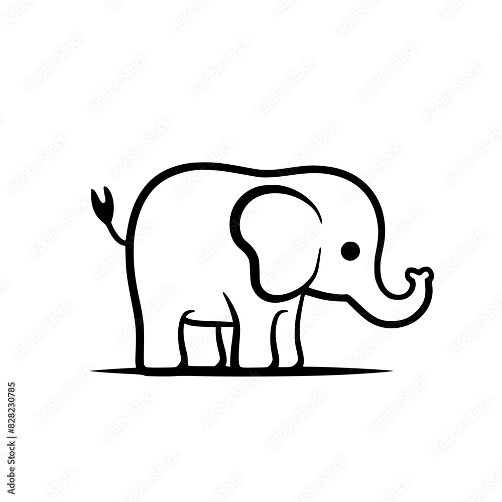 Cute Cartoon Elephant Outline Drawing
Cute Cartoon Elephant Outline Drawing