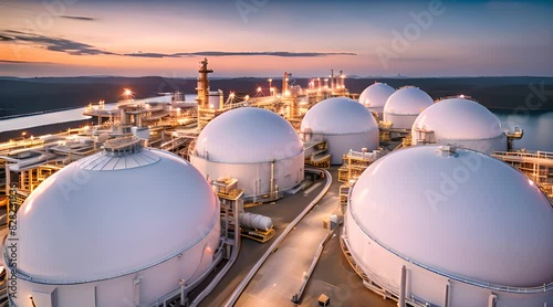 The Sphere of Power. Industrial Natural Gas Storage in LNG Tanks