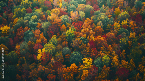 Forest Aerial View, Aerial view of a forest