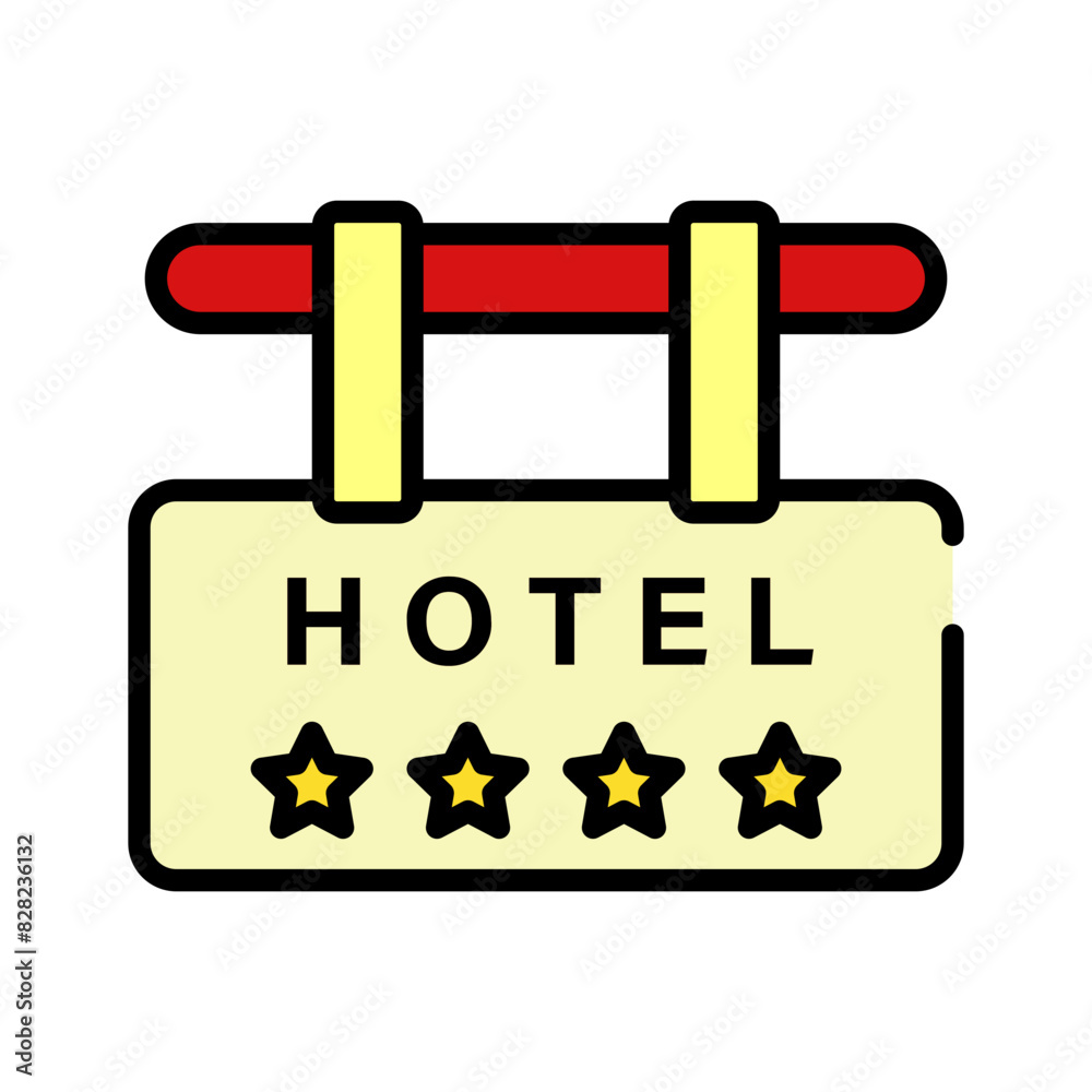 Hotel Sign Filled Hotel Sign Filled