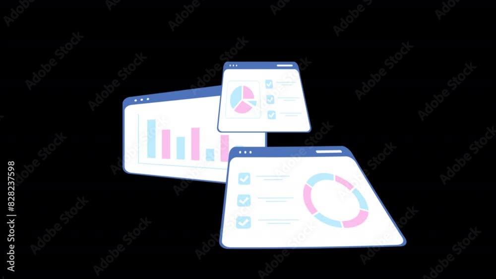 Business Workflow Animation HD On Alpha Business Workflow Animation HD On Alpha