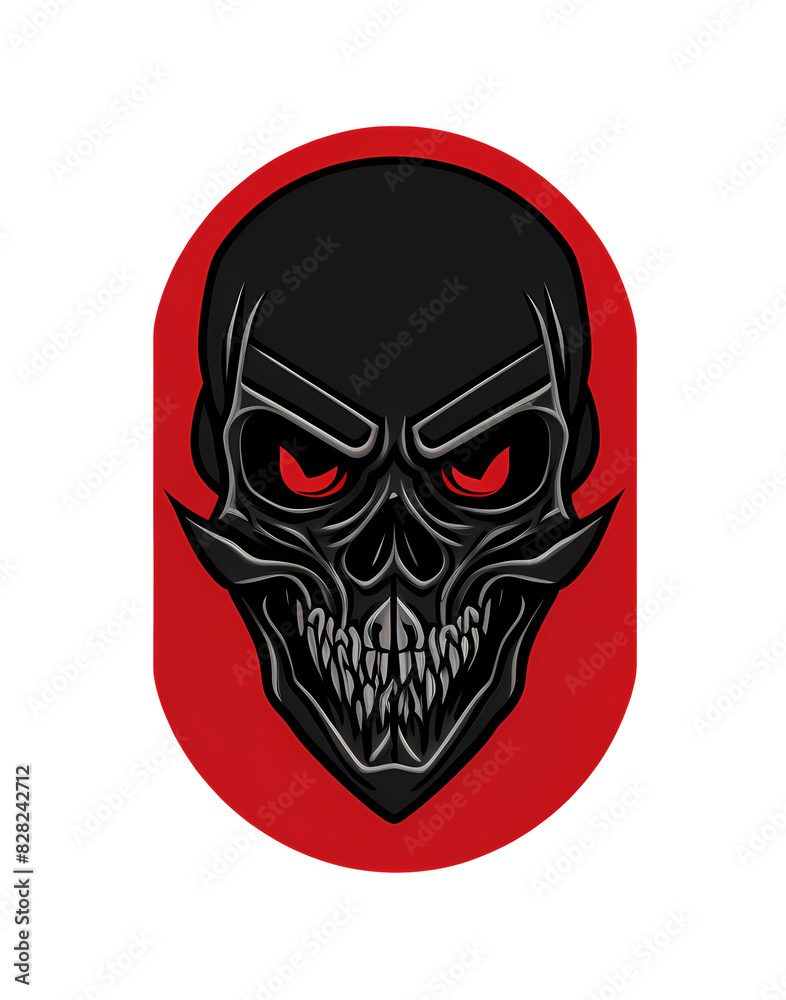 Skull Emblem Design - PNG T-Shirt Graphics Sublimation Skull Emblem Design - PNG T-Shirt Graphics Sublimation
