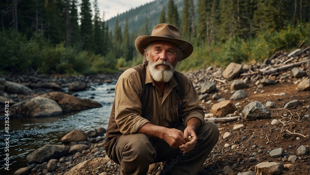 A story where a prospector stumbles upon a hidden vein of gold in the wilderness ai_generated A story where a prospector stumbles upon a hidden vein of gold in the wilderness ai_generated