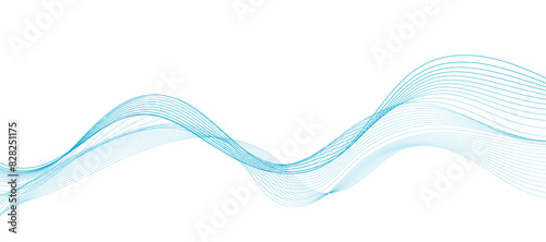 abstract blue wave background